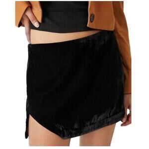 Free People Velvet mini skirt NWT